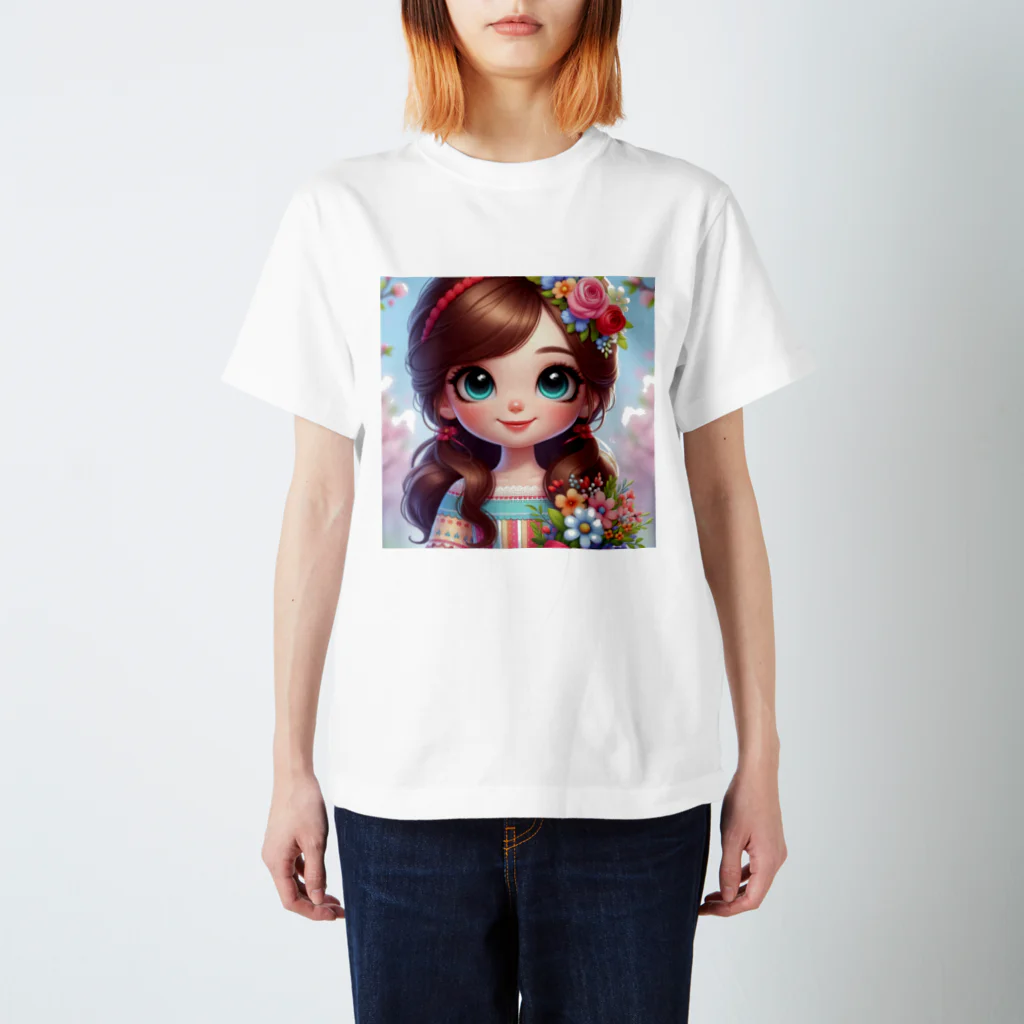 8kn356231の美少女 スタンダードTシャツ