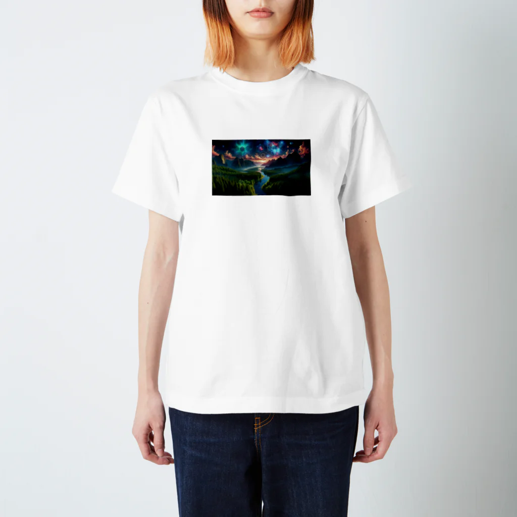 4D Planetの自然×4D スタンダードTシャツ