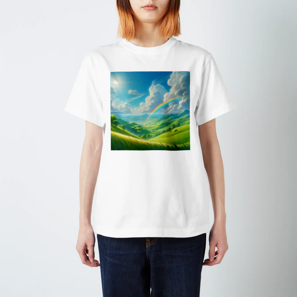 Rパンダ屋の「美しい緑の風景」グッズ スタンダードTシャツ