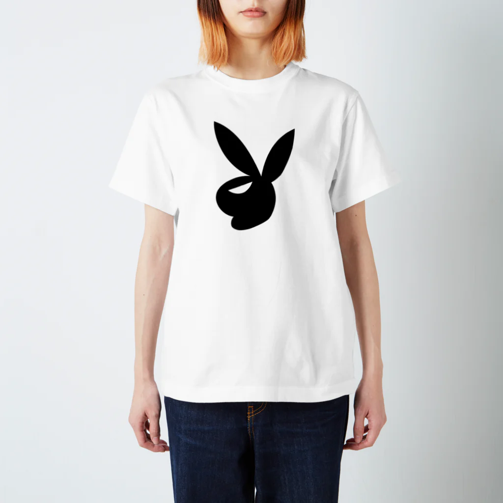 HoneyBunnyのBUNNY BLACK Regular Fit T-Shirt