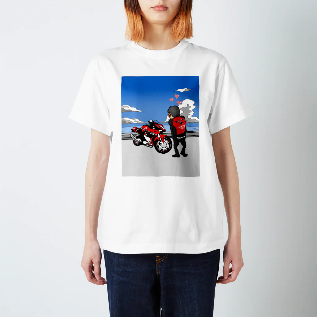 ぐどん屋（現代凡人）のバイク スタンダードTシャツ