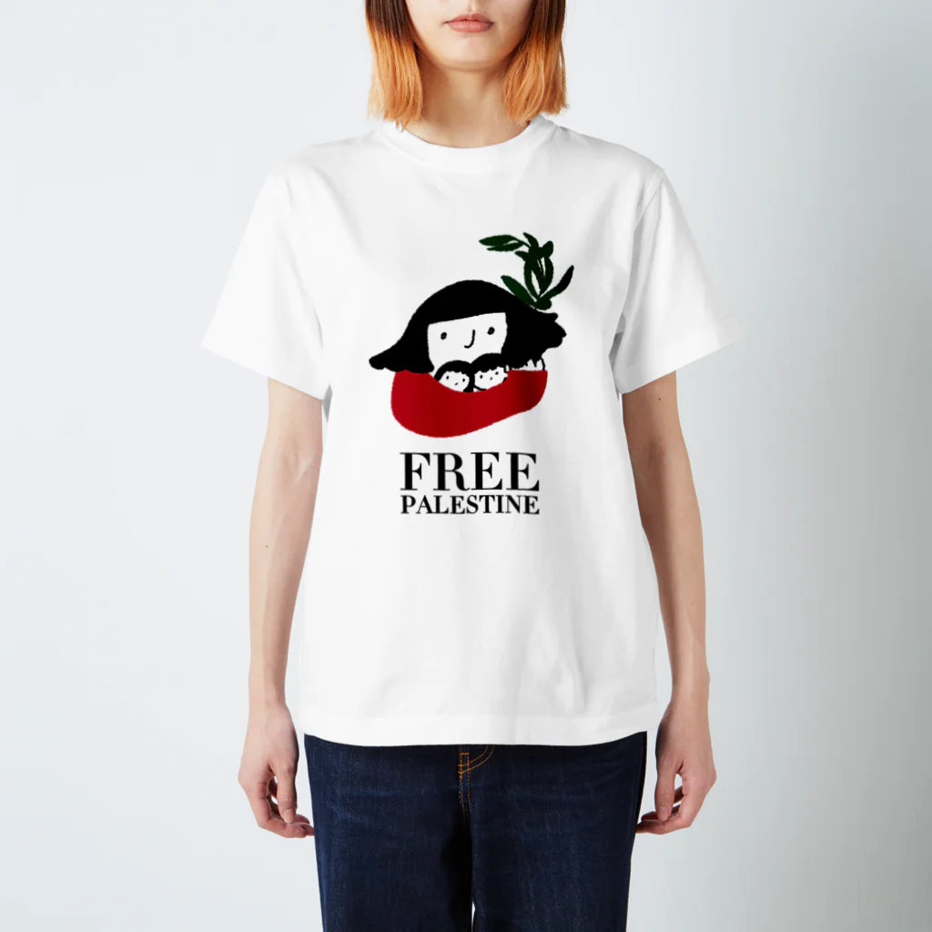 NatsumeillustrationsのFREE PALESTINE スタンダードTシャツ