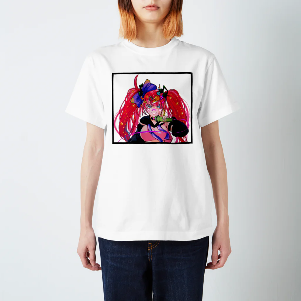 千咲-CHISA-の「あに★うた」Tシャツ(白) Regular Fit T-Shirt