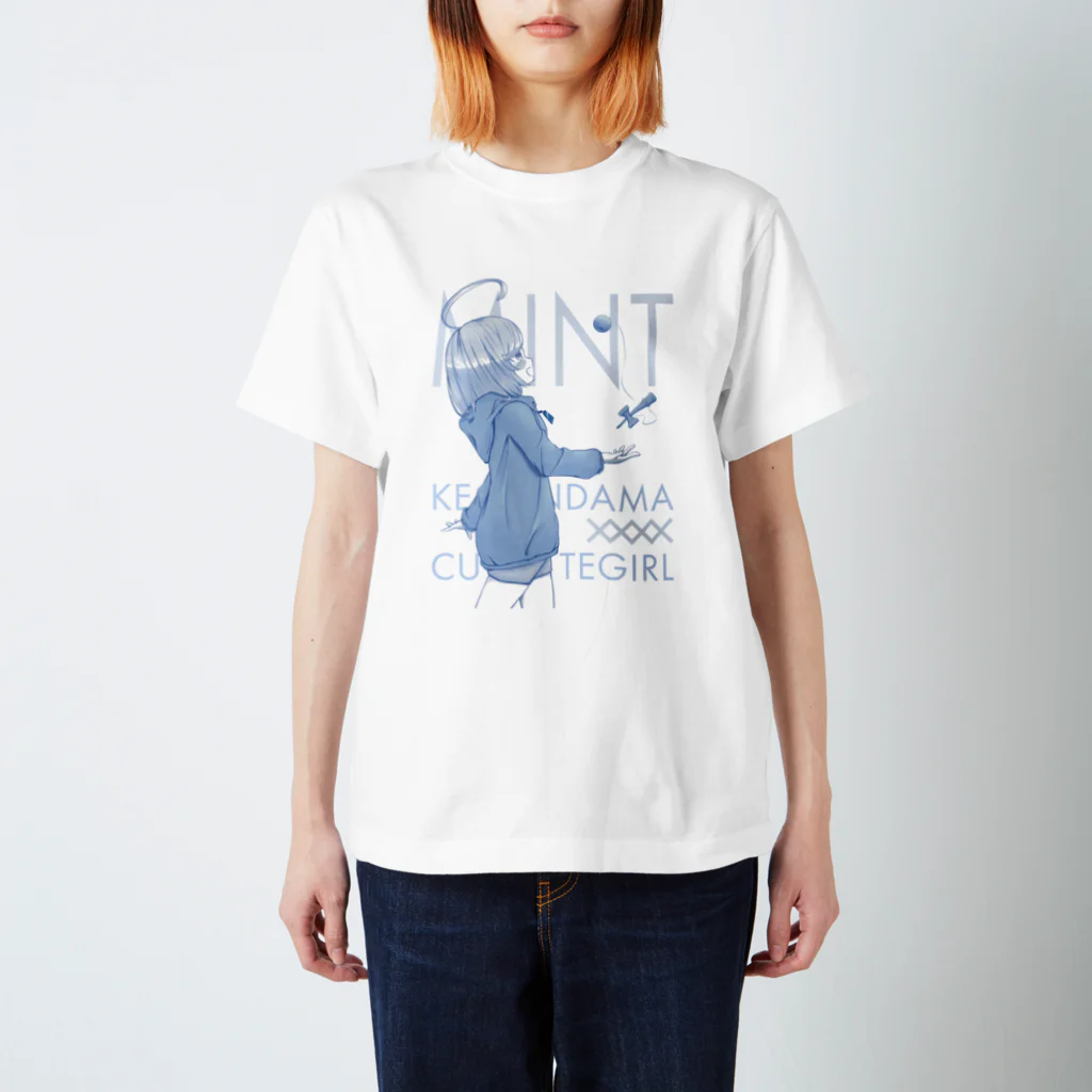 Raiaのショップのけん玉美少女ミント スタンダードTシャツ