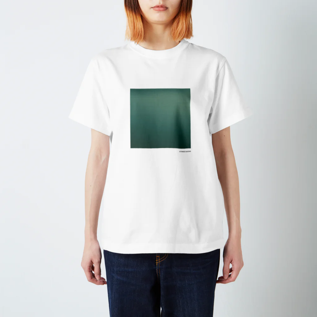 TAKEO SUZUKI / TASKENのTAKEO SUZUKI 現代アートTシャツ「湖」 Regular Fit T-Shirt