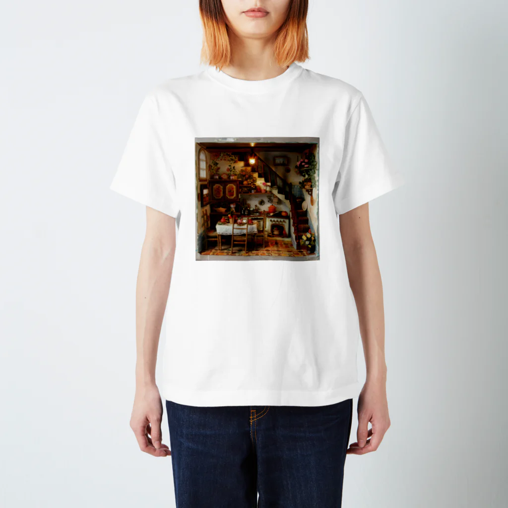 AQUAMETAVERSEのミニチﾕアハウスの世界　なでしこ1478 Regular Fit T-Shirt