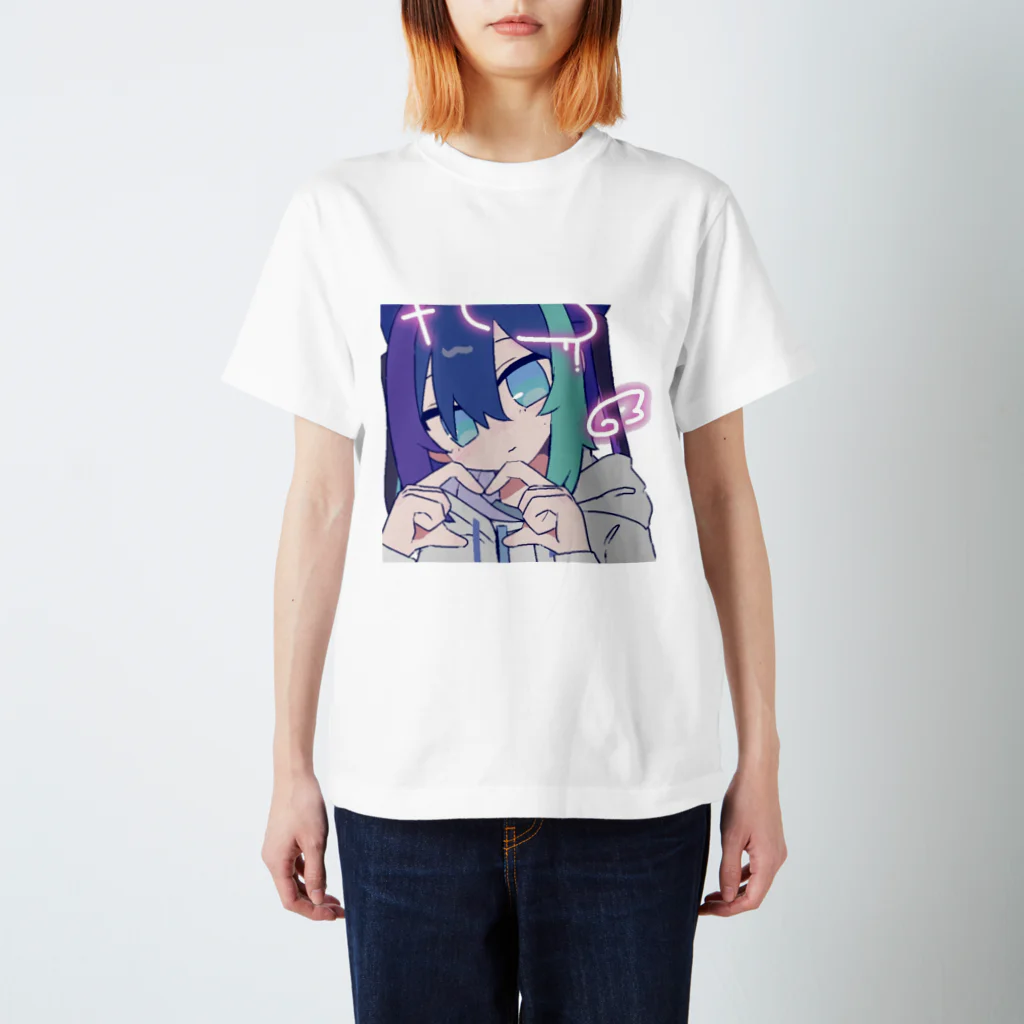 猫耳少女の愛 スタンダードTシャツ