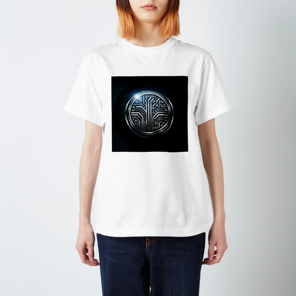 デザインファッションハウスのサイバーグリッドテクノロジー スタンダードTシャツ