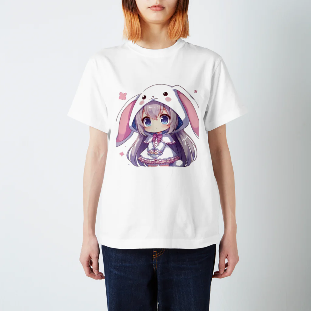 はるちゃん|AIイラスト垢のうさぎ年生まれ うさ美 Regular Fit T-Shirt