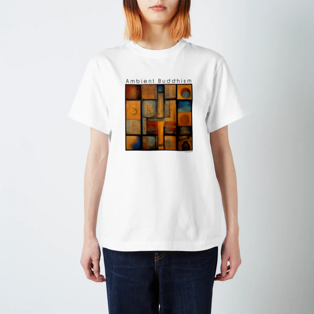 TAKEO SUZUKI / TASKENのAmbient Buddhism2 Album Art T-Shirts Regular Fit T-Shirt