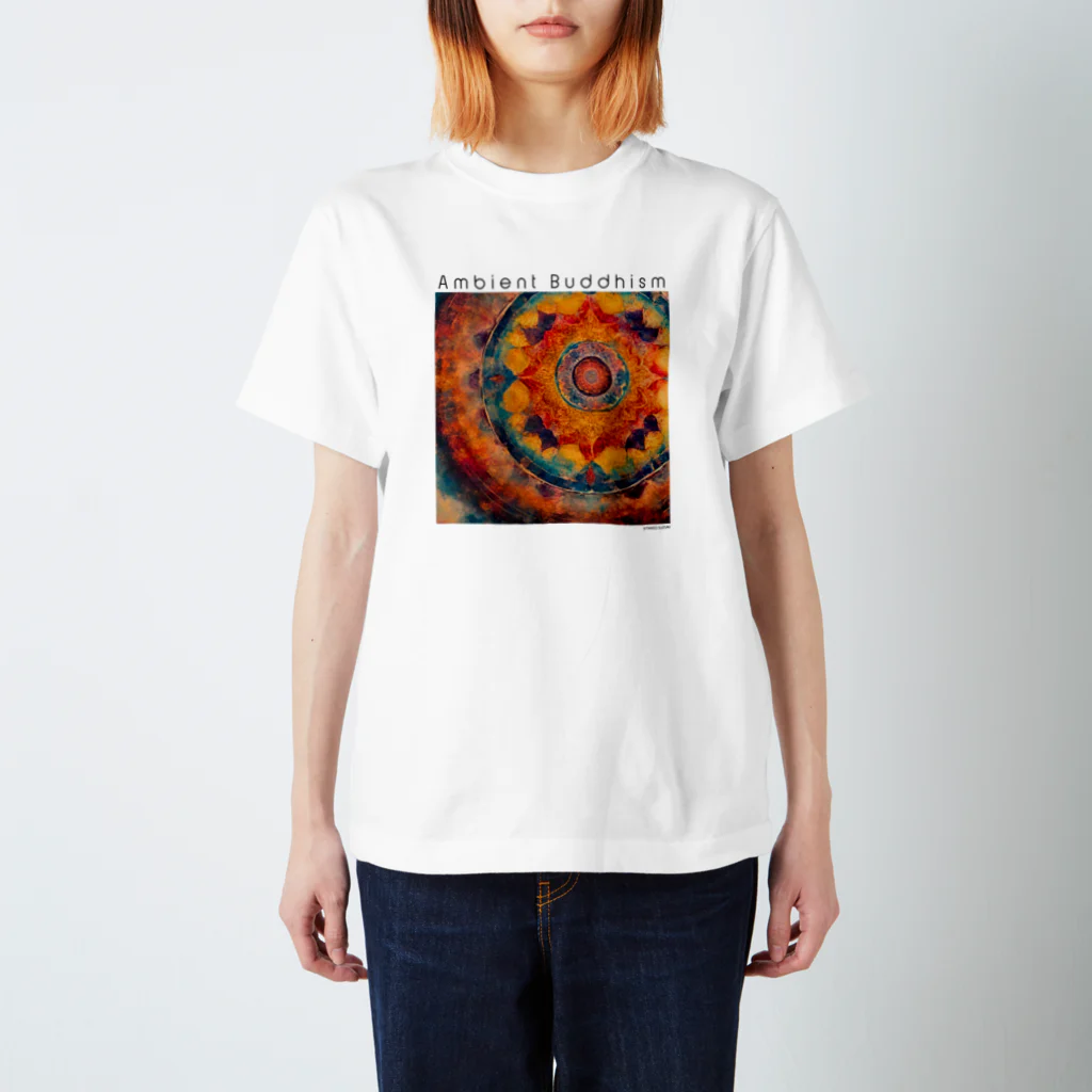 TAKEO SUZUKI / TASKENのAmbient Buddhism3 Album Art T-Shirts Regular Fit T-Shirt