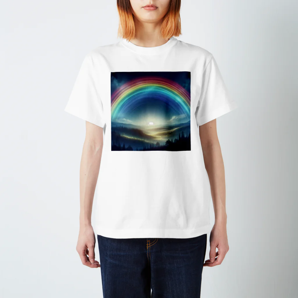 Rパンダ屋の「幻想的な虹」グッズ Regular Fit T-Shirt