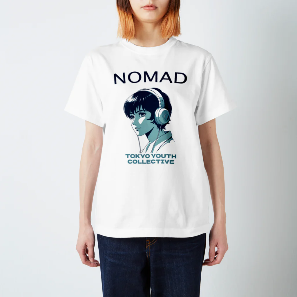 NOMAD TOKYO YOUTH COLLECTIVEのヘッドフォンガール 001 Regular Fit T-Shirt