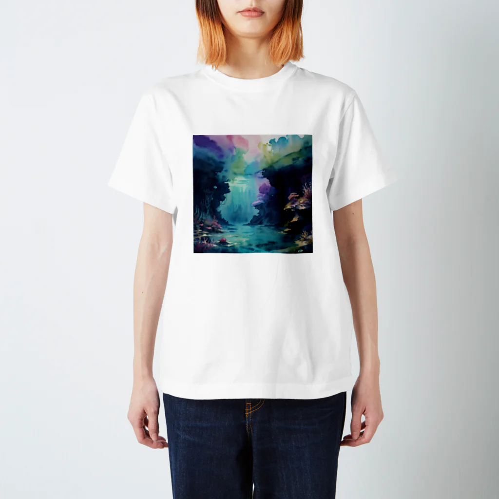 hanoriyuの海と陸の狭間散歩 Regular Fit T-Shirt