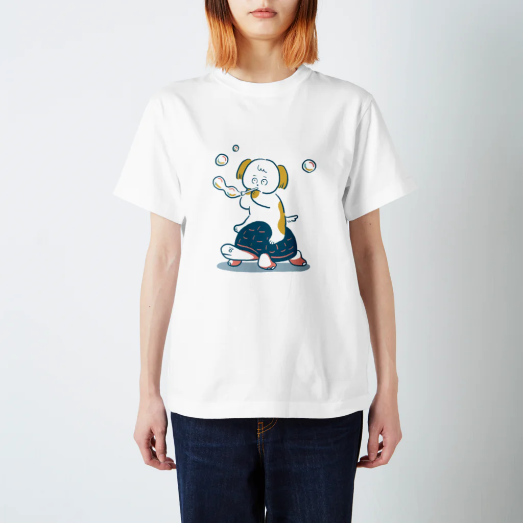 nenneのイヌ - シャボン玉 スタンダードTシャツ