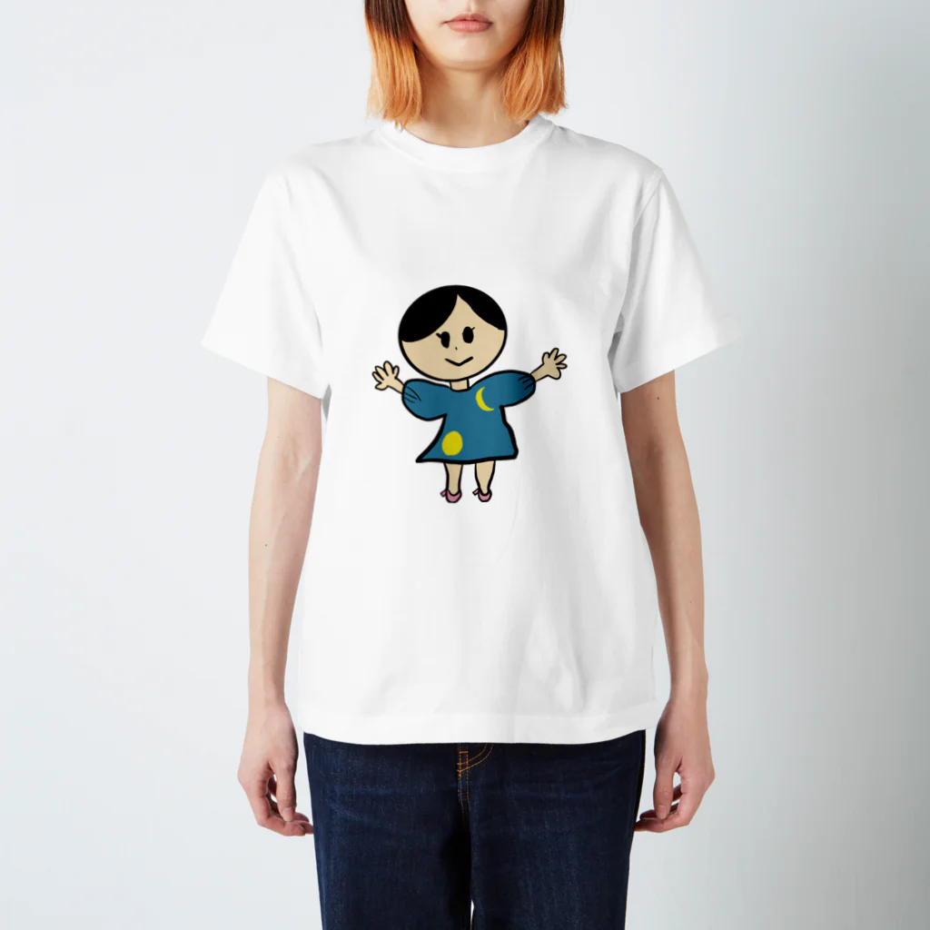 お絵かきリメイク『ＨＡＲＵ』のみかづき スタンダードTシャツ