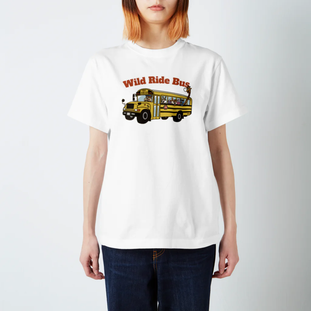 noskecampのWild Ride Bus 〜noskeのサファリスクールバス〜 スタンダードTシャツ