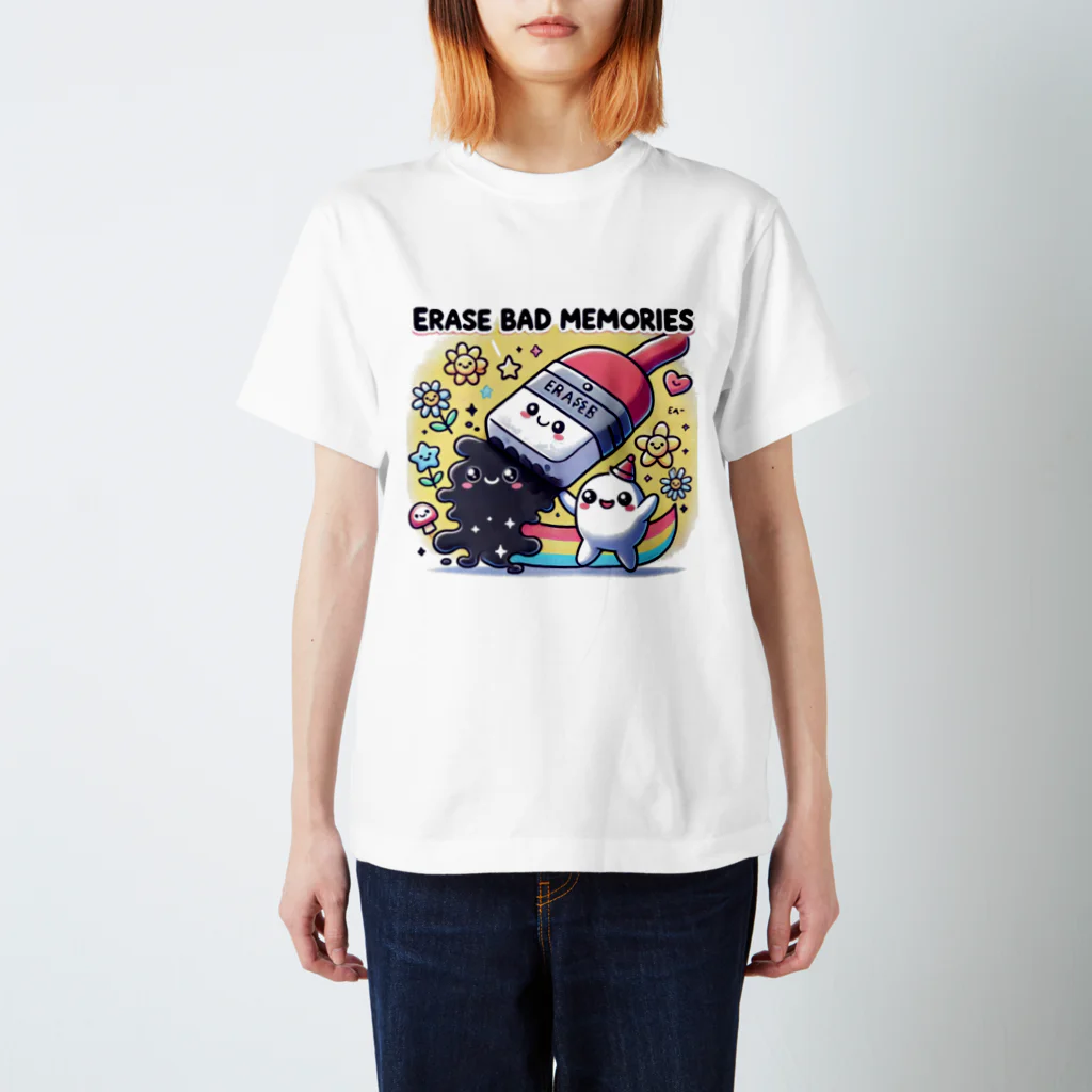 Snow-peaceの悪い記憶を消してくれるキュートなイラスト スタンダードTシャツ