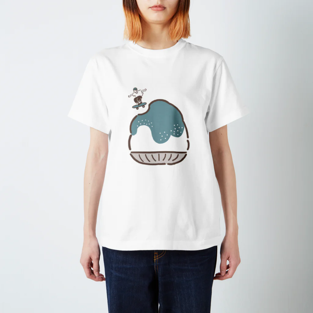 ぴー助（さいとうぴー）のトケナイカキゴオリ～チョコミント～ スタンダードTシャツ