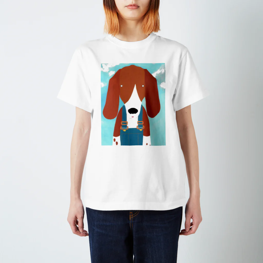 kanna-kotokoのビーグル犬とお散歩 スタンダードTシャツ