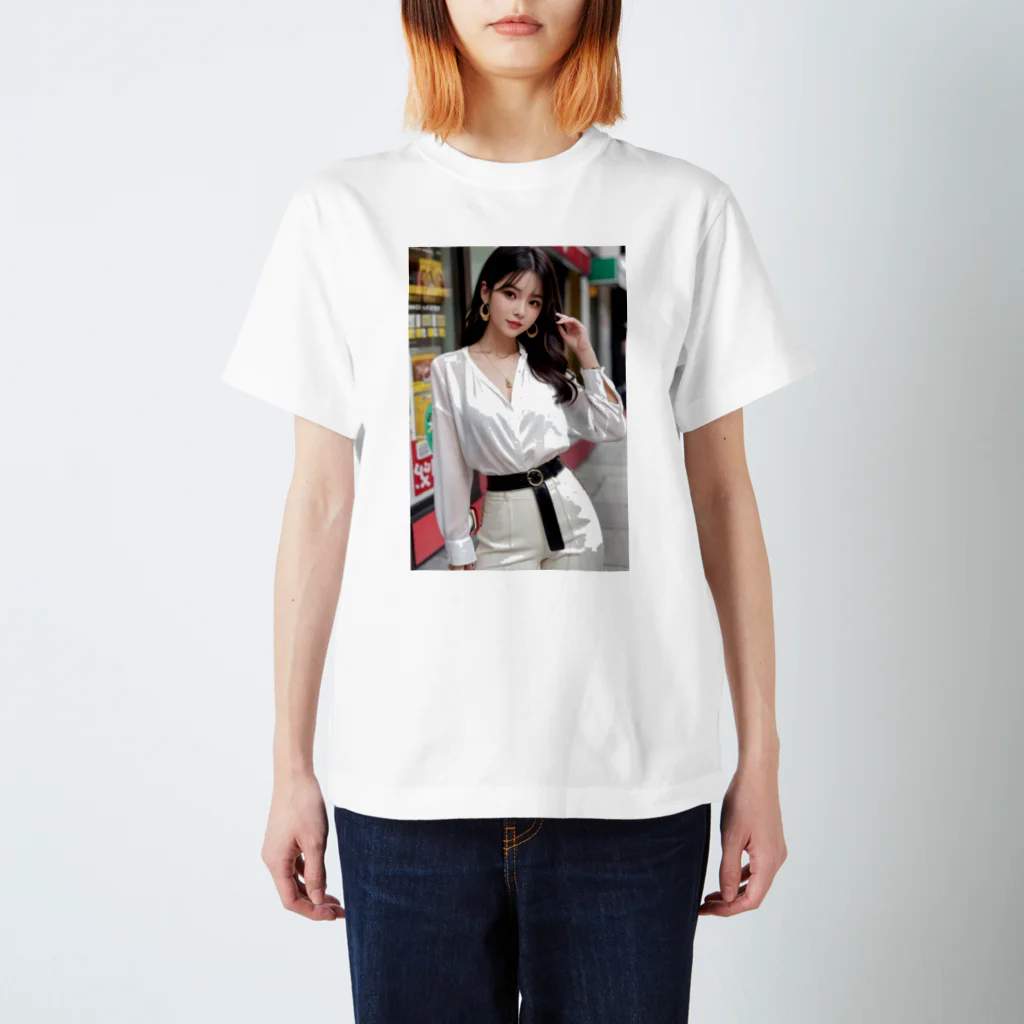 AI美女グラビアアートのおしゃれ美女はいかが？ Regular Fit T-Shirt