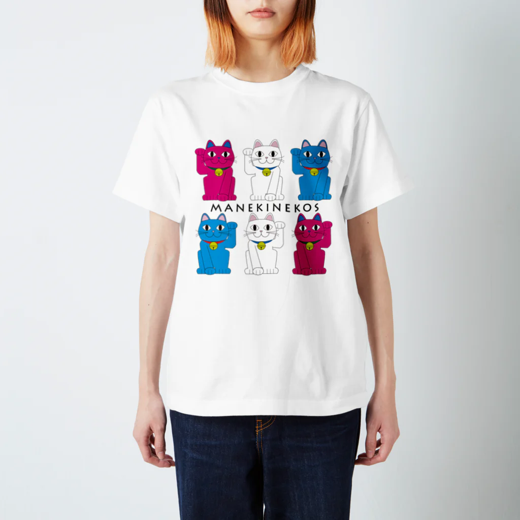 NANAKO DECORATIONのまねきねこズ スタンダードTシャツ