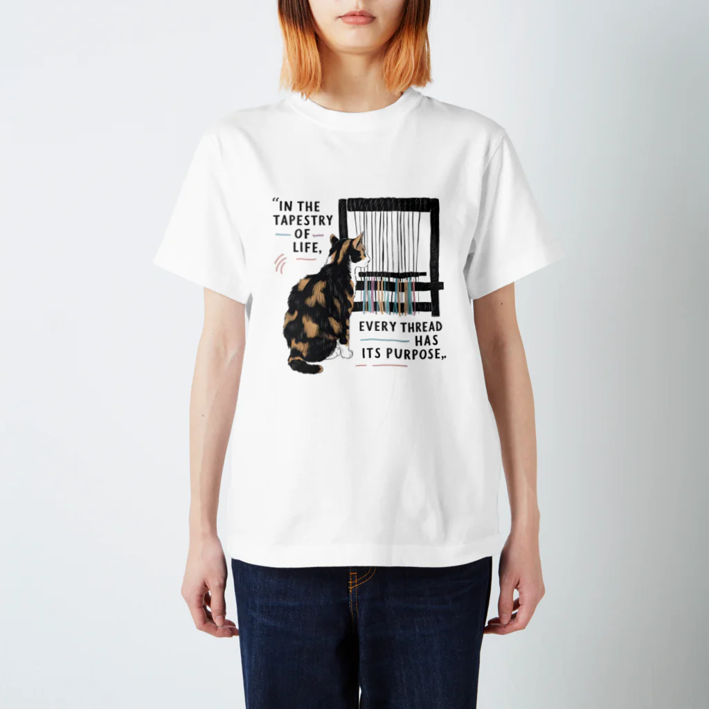 アニマーＴの人生という織物の中で、すべての糸には意味がある。 AO-00273 Regular Fit T-Shirt