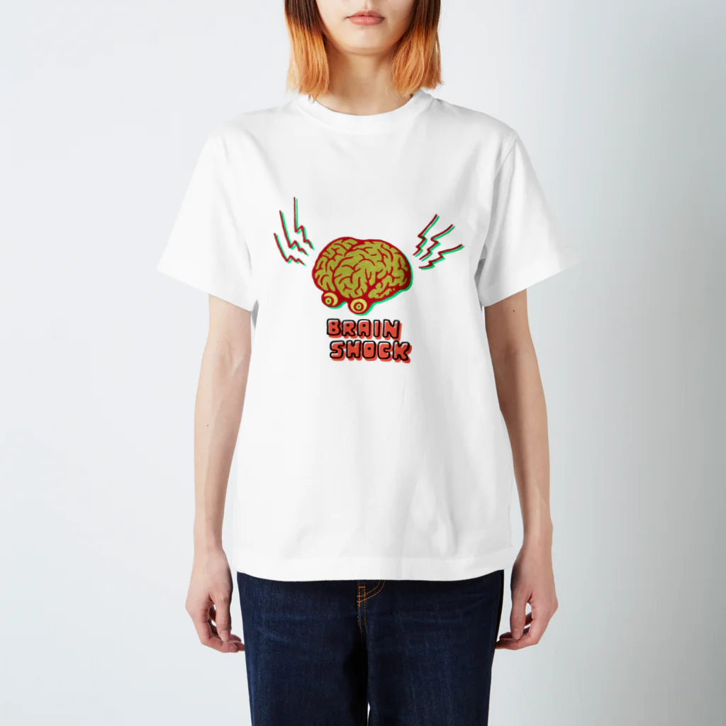 UETSUJI ShotaroのBRAIN SHOCK Regular Fit T-Shirt