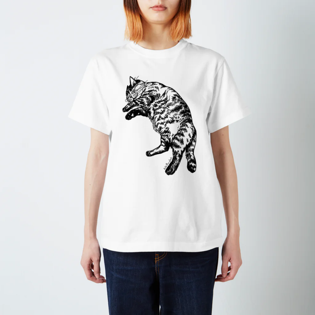 エンドロッコのお店のぴーすふるスリープbyねこ Regular Fit T-Shirt