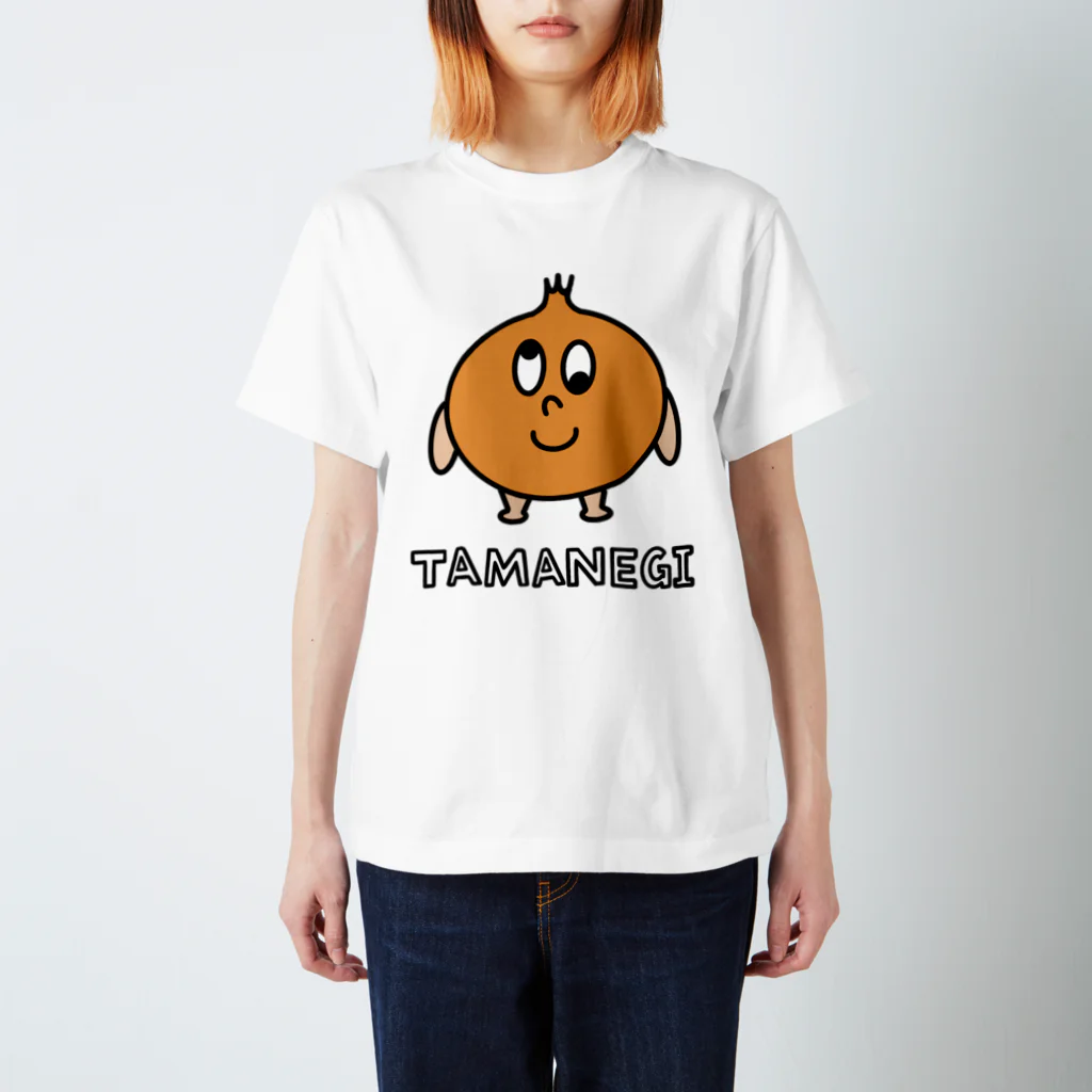 コリぱんだのコリコリ商店の狂ったタマネギくんＴシャツ(武器無し) スタンダードTシャツ