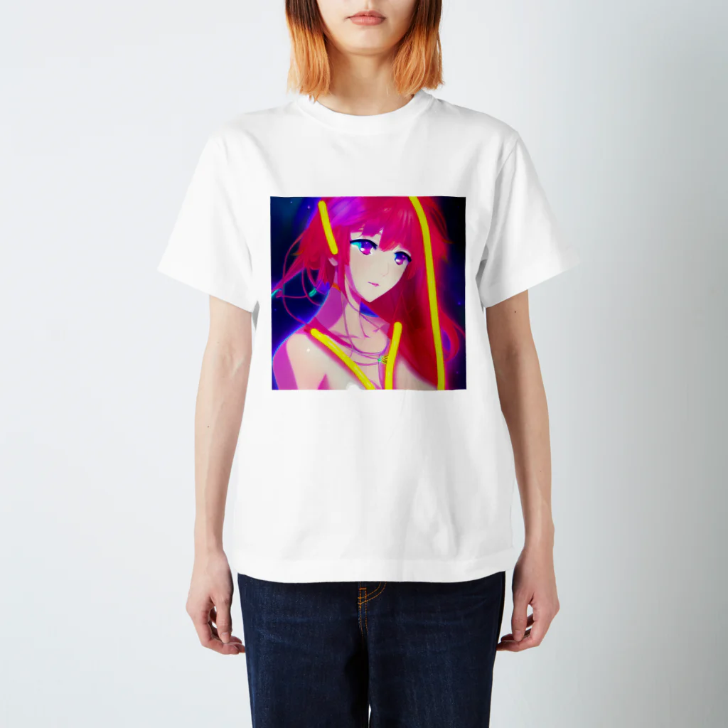 きゅぴきゅぴガールのきゅぴきゅぴ★高貴な宇宙系美女ガール Regular Fit T-Shirt