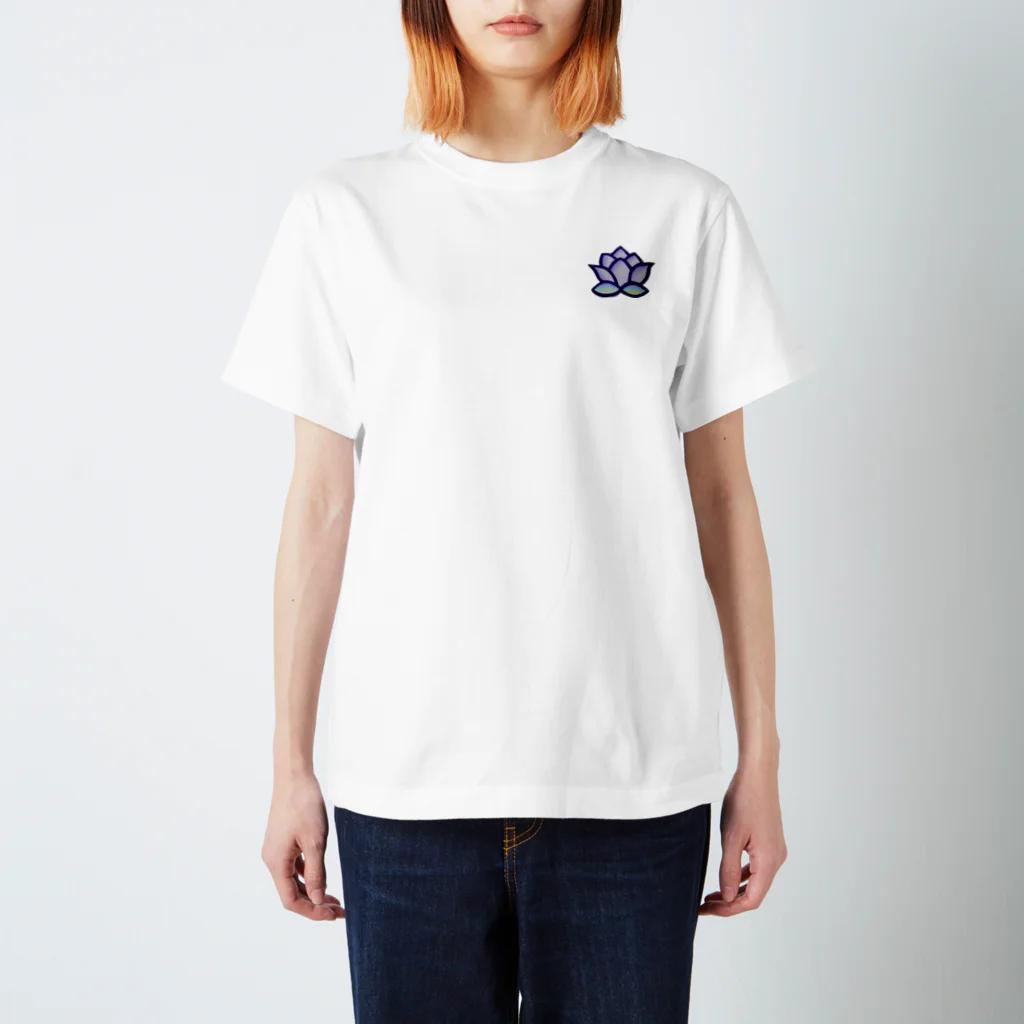 simeji chanの蓮🪷の花ちゃん スタンダードTシャツ