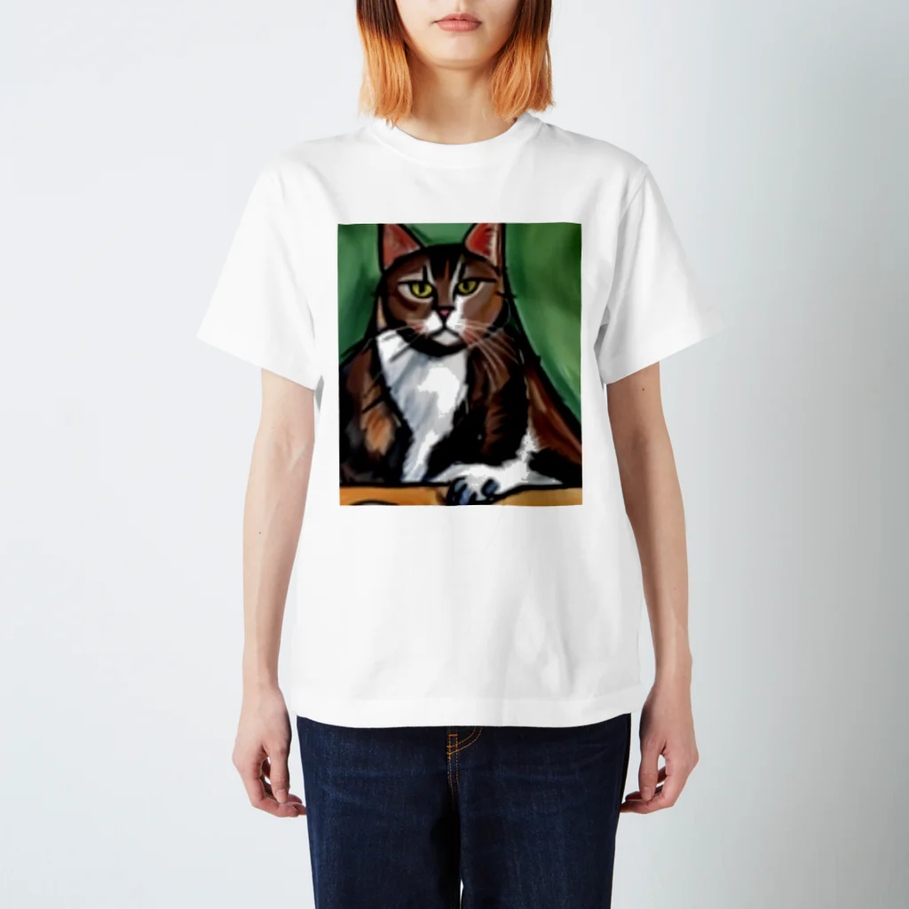 Ppit8のどっしりかまえる猫ちゃん Regular Fit T-Shirt