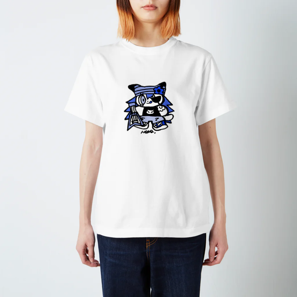 HoNyonのROCK CAT スタンダードTシャツ