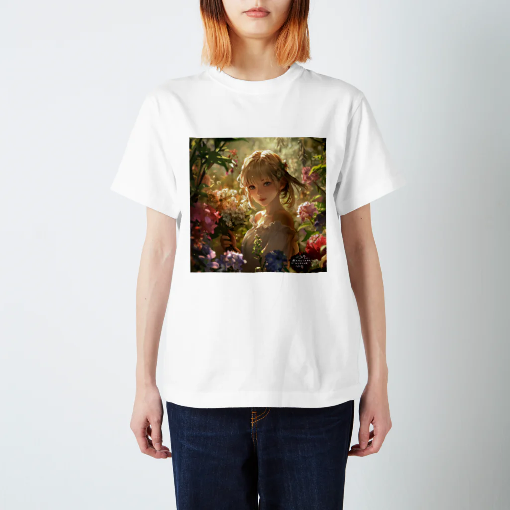 花束娘のFantasy Flower Field - Girl's Smile スタンダードTシャツ