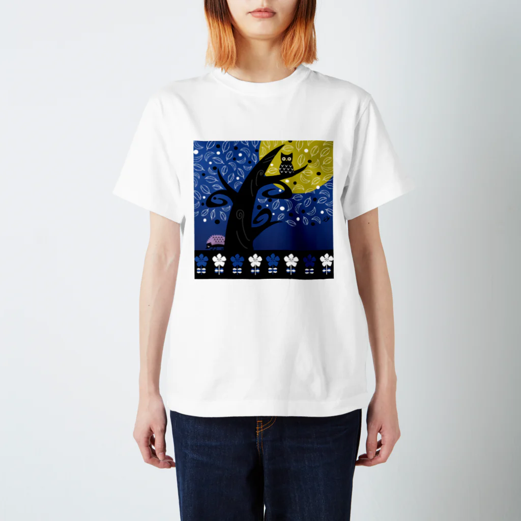 echicaのmoonlight forest Regular Fit T-Shirt