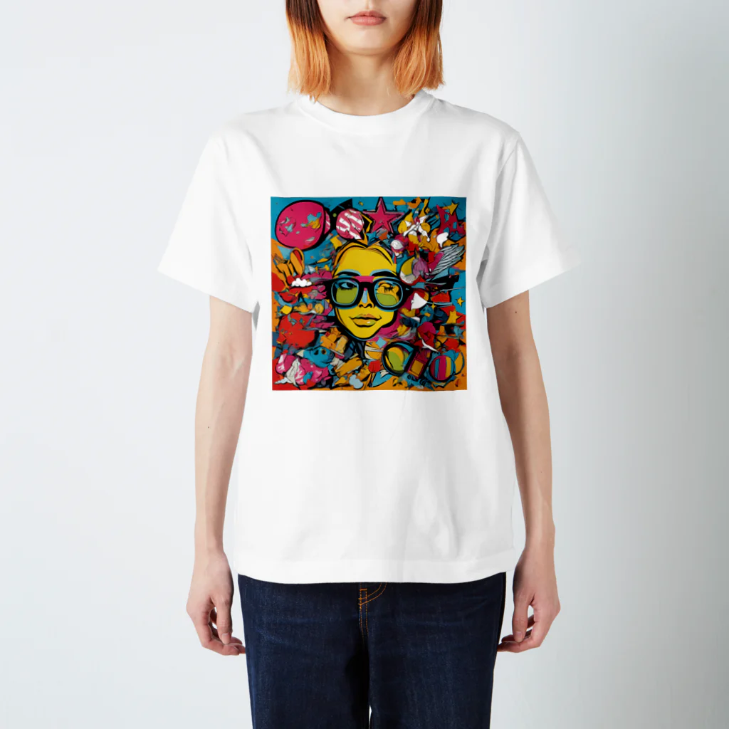 8890のポップアート Regular Fit T-Shirt