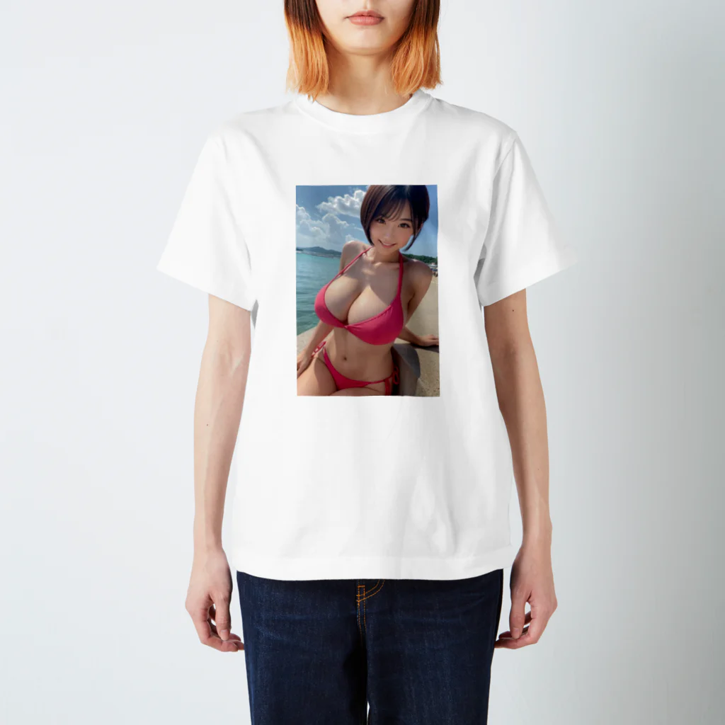 デジタル美女アートのAI美女グラビア５ Regular Fit T-Shirt