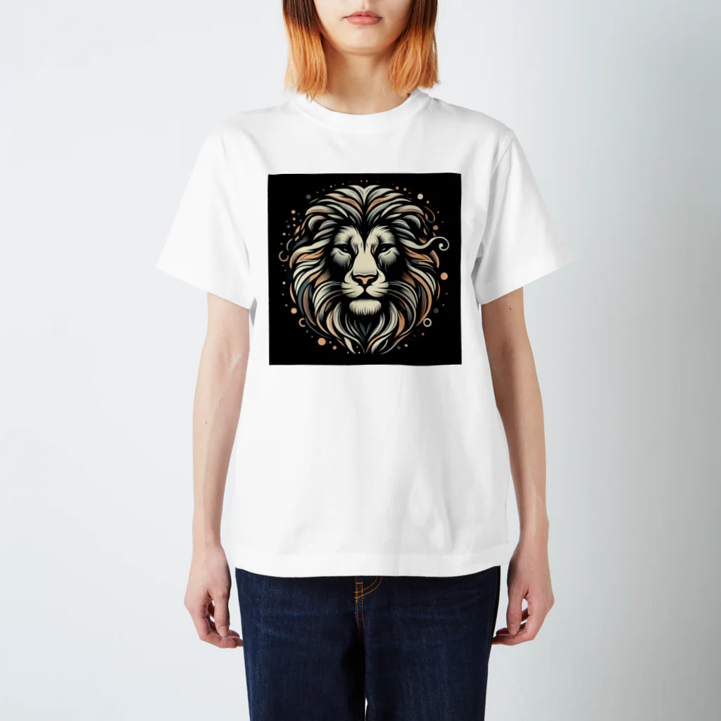 Ono_Mariaの百獣の王ライオン スタンダードTシャツ