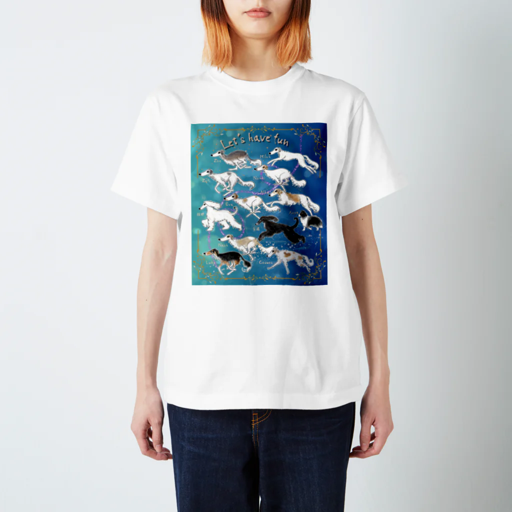 Unchienのあふぼるハシリーヌ Regular Fit T-Shirt