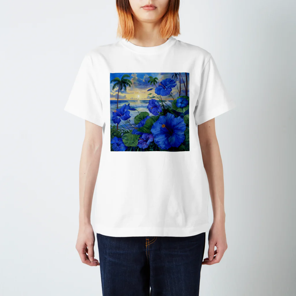 AQUAMETAVERSEのブルーハワイ　Tomoe bb 2712 スタンダードTシャツ