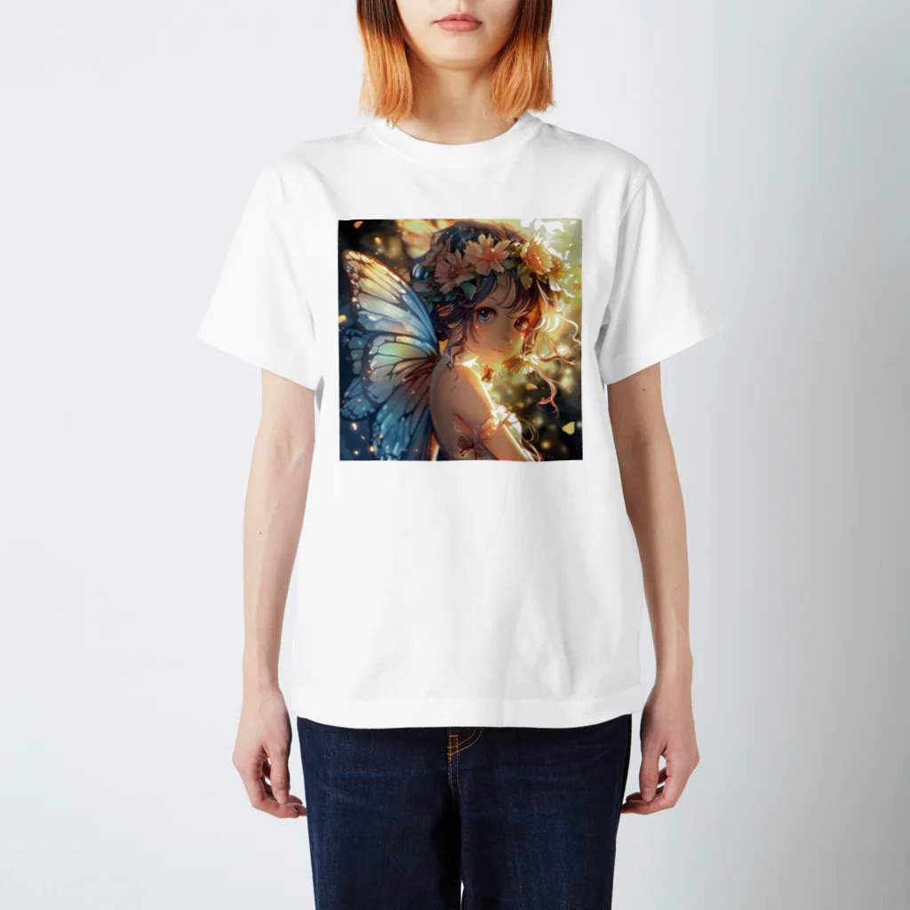 AQUAMETAVERSEの花の妖精　Tomoe bb 2712 スタンダードTシャツ