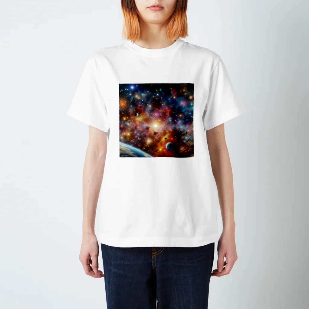 何でもありデザインの広大な宇宙 Regular Fit T-Shirt