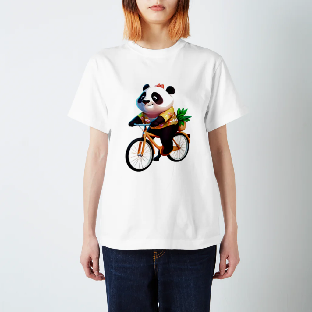 〜たけしゃんのお店〜の自転車アロハパンダ⑥ Regular Fit T-Shirt
