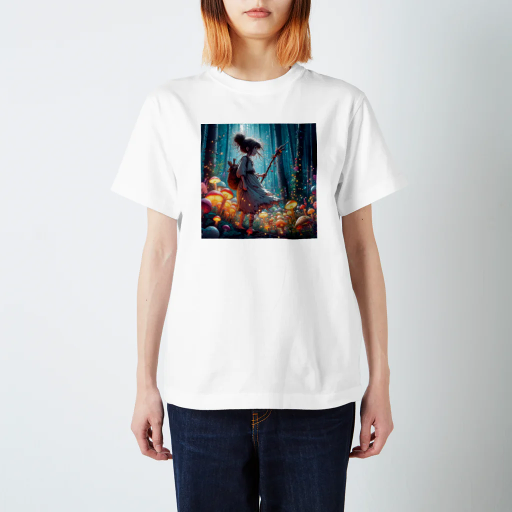 ZOO-0715の森の神秘 スタンダードTシャツ