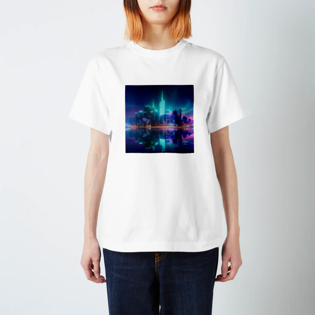 Mysycaの海辺の都市F スタンダードTシャツ