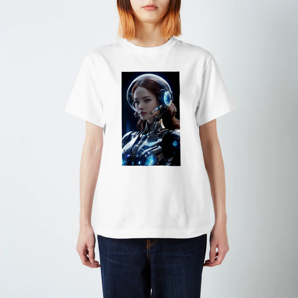 Decor&LuxuryVenusのCosmic_Android_Beauty スタンダードTシャツ