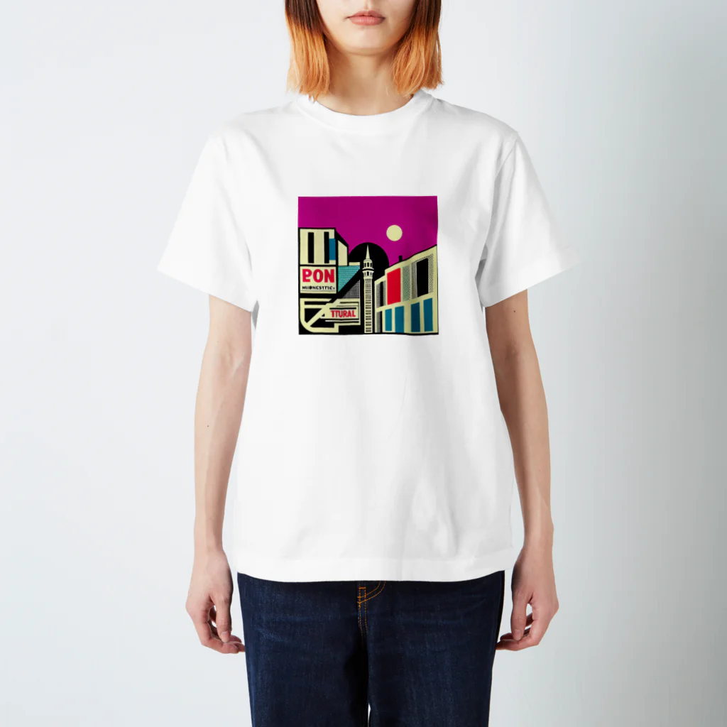 GoogleTamaniriyousuruのFantasy city スタンダードTシャツ