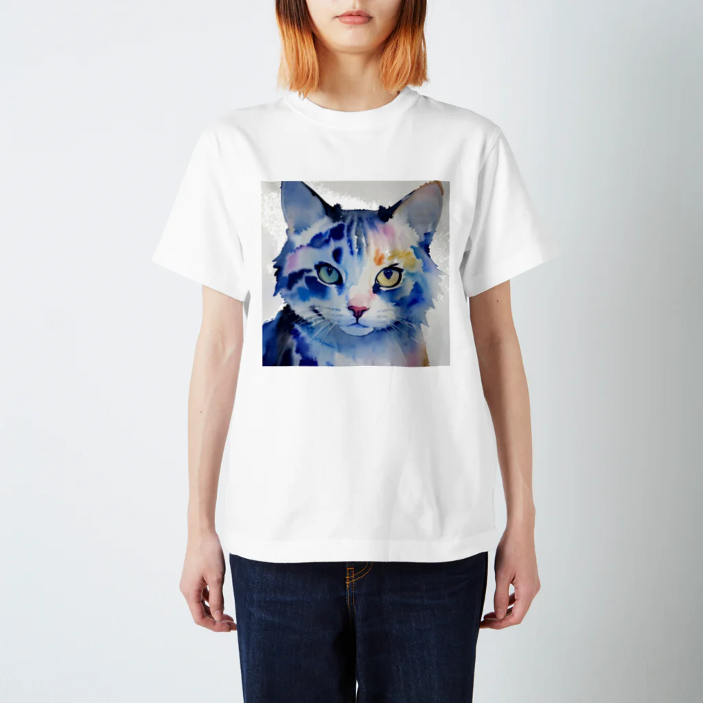 アークレインファクトリーの水彩猫 スタンダードTシャツ