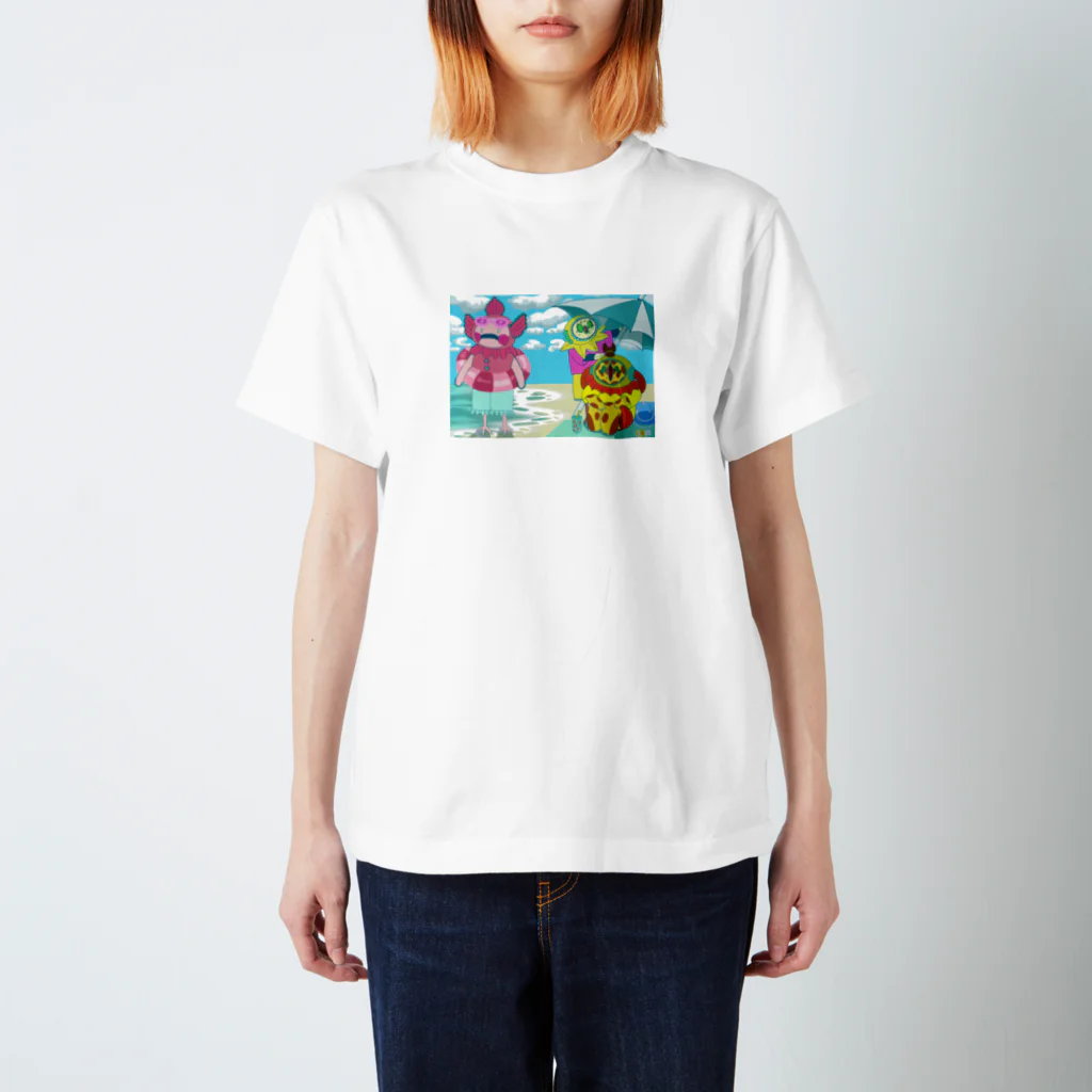 加工食品添加物の夏だ‼️海だ!! Regular Fit T-Shirt